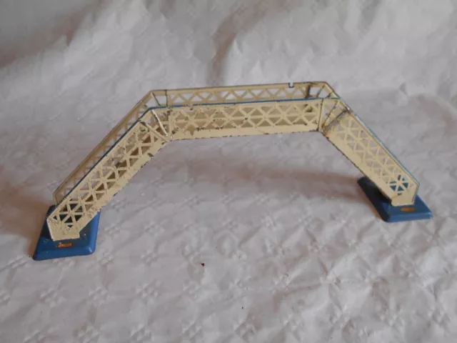 French Hornby O gauge No2 Foot bridge Serie hornby made in england