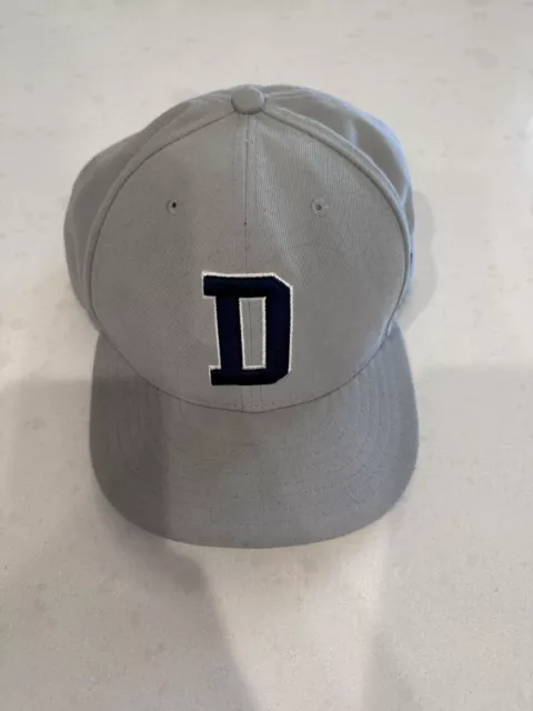 Dallas Cowboys New Era  "D" NFL 59Fifty fitted hat cap Size 7 3/4 Gray