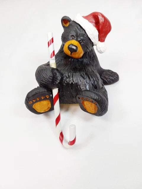Jeff Flemming Bear Foots Holly Singing Tree Candy Cane Bear Christmas Figure