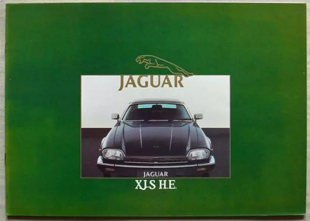 JAGUAR XJS HE Car Sales Brochure 1984 #J.EU/05/84/5