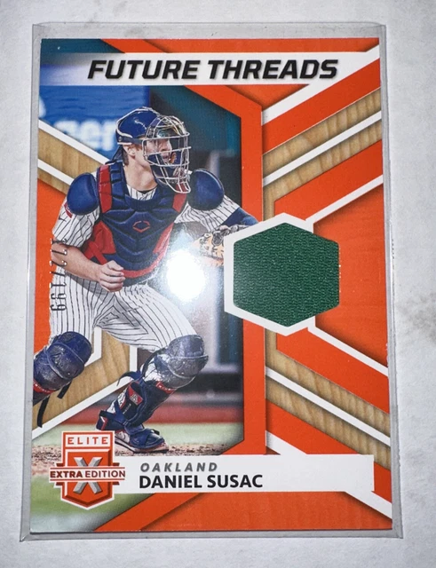 2022 Panini Elite Extra Edition - Future Threads Orange Daniel Susac /199