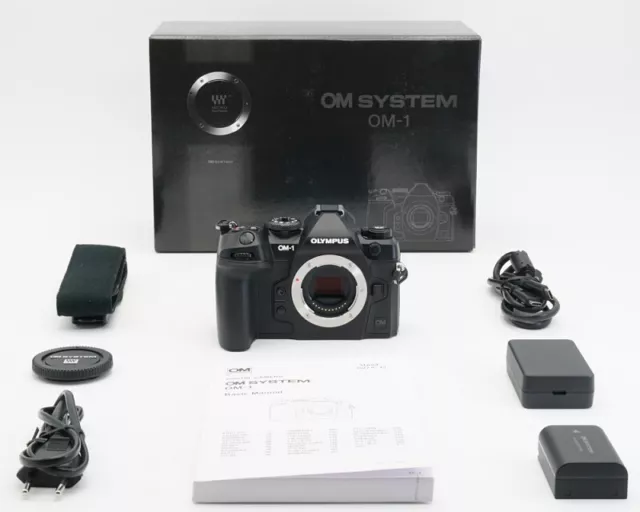 OM SYSTEM OM-1 Gehäuse Messeware, nur 990 Auslöser, im Originalkarton #29976**