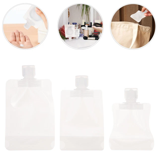 18 Pcs Lotion Bag Pa Travel Empty Bags Packaging Pouches Size Squeeze