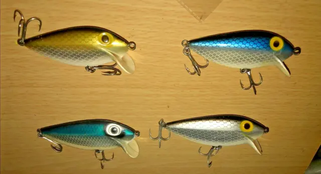 4 VTG STORM THIN FIN Shad Pre-Rapala Vintage Fishing Lures SINKER FLOATER  LOT $40.50 - PicClick