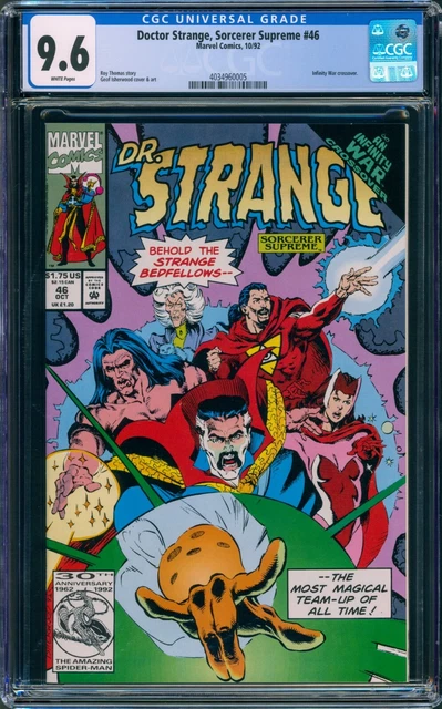 Doctor Strange #46 Cgc 9.6 White Pages Nm+ 1St App Necromancer Unread Key High