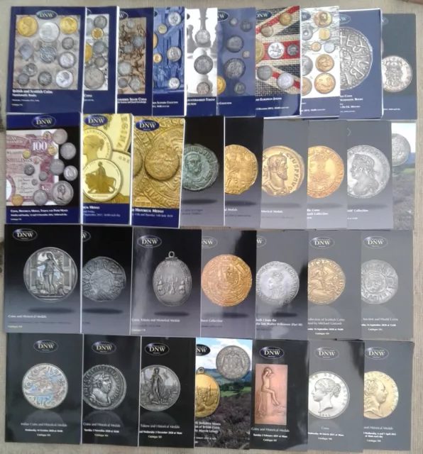 Dix Noonan Webb (Dnw) Coin Auction Catalogues 2012 To 2021 - Selection.