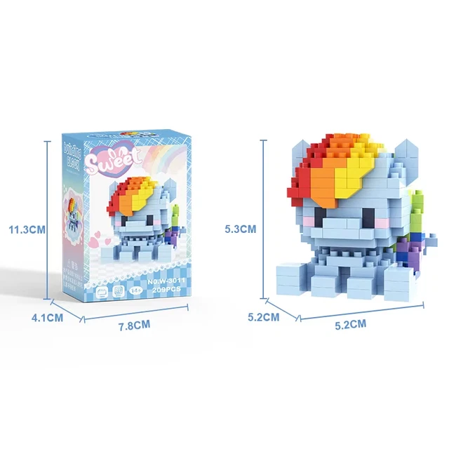 MY LITTLE PONY Building Blocks Lega Equestria Girls Figure Twilight ...