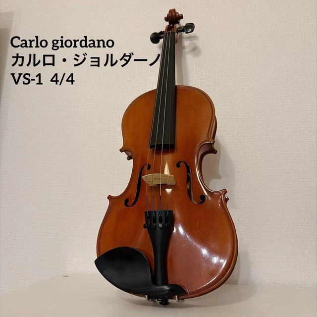 CARLO GIORDANO VIOLIN Set VS-1C 1/16 with Light Blue Case EUR 360