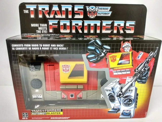 HASBRO TRANSFORMERS BLASTER G1 Reissue Walmart Exclusive Action Figure ...