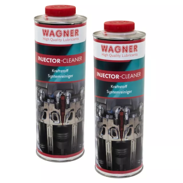 2x 1 Litre Injecteur Nettoyeur Diesel Additif Wagner Nettoyant Moteur Injecteur