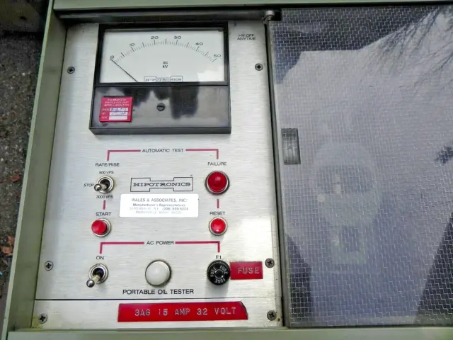 Hipotronics Model Oc50A Type Cs14-603-1 Portable Oil Dielectric Tester