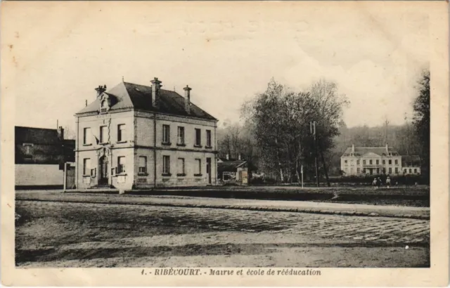 CPA RIBECOURT - Mairie et École de réeducation (130546)