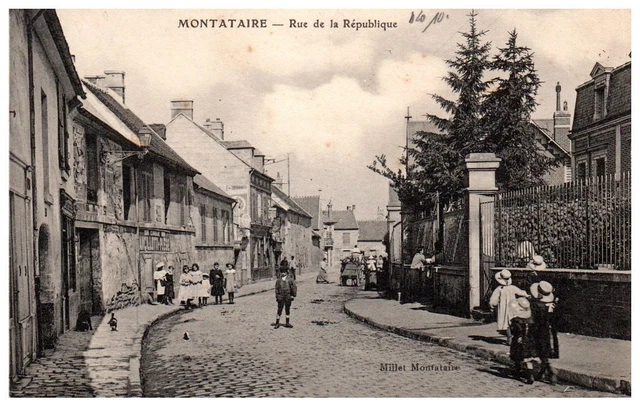 60 MONTATAIRE - la rue de la republique.