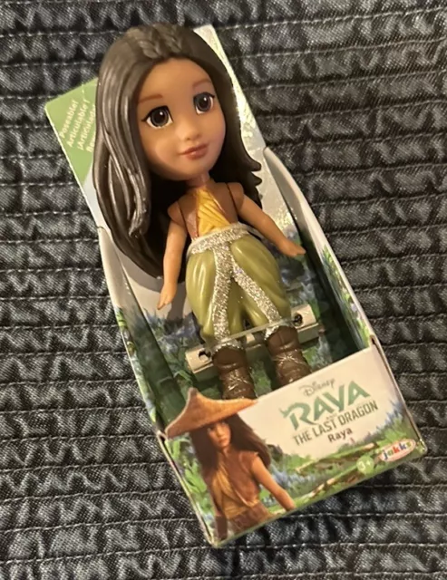 Disney's Raya and the Last Dragon Sisu Figure, Dragon Doll with Hair, 3 inch