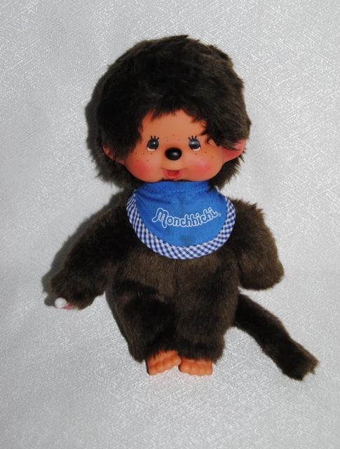 Ancienne Peluche Kiki Sekiguchi – Rose Yeux Bleus – Vintage Maroc