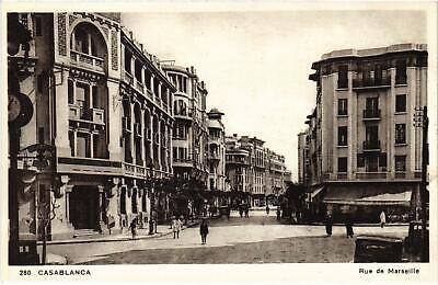 CPA AK MAROC CASABLANCA - Rue de Marseille (92763)