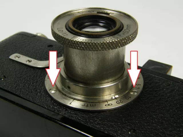 (31) Short screw for Leica 1a lens mount, repair parts