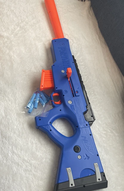 Blue NERF Fortnite BASR-L Blaster - E7522 Sniper, Great condition!
