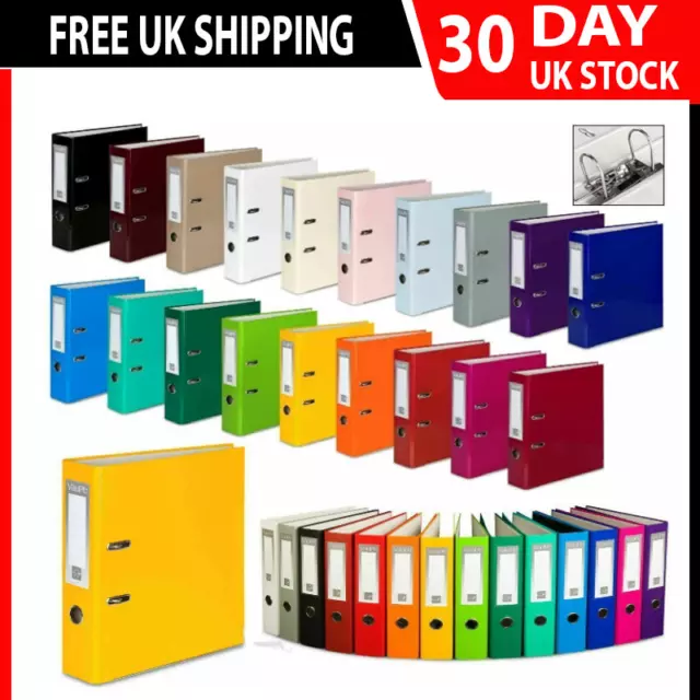 Esselte A4 Lever Arch File 500 Sheet Capacity 75mm Spine Light & Durable UK