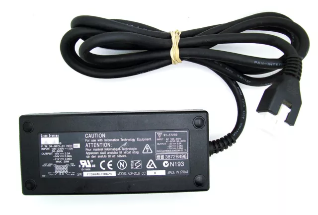 Original Cisco Systems Netzteil ADP-20JB AC Adapter 5V 3A