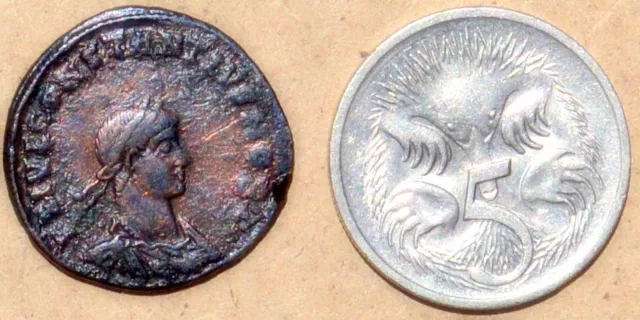 High Quality ancient Roman coin of emperor Constantius II