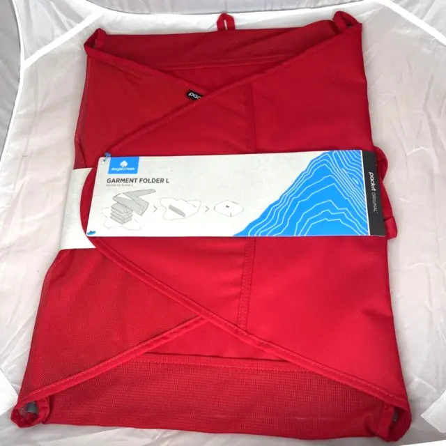 Eagle Creek Garment Folder L Pack It Original Red Mesh Travel Accessory New