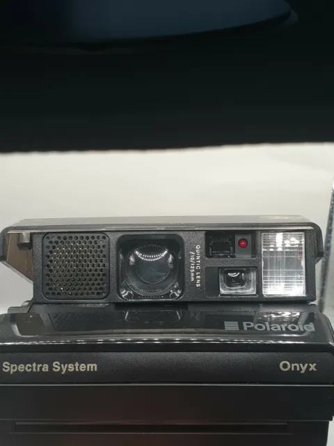 Sistema Polaroid Spectra edición especial ónix transparente con estuche con correa