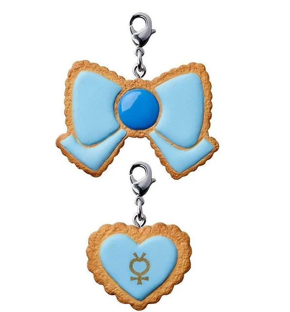 Portachiavi Sailor Moon 4 Cm Mercury Charm Biscotto Patisserie Anime Manga #1