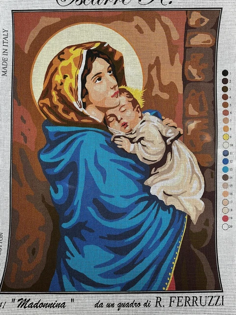 Lona de aguja 20x24 pulgadas lona madonnina solamente