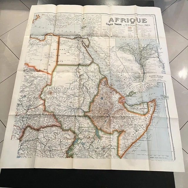 Puzzle Carte Ancien Des Colonies Africaines (1960) - Marque Jouets Vera - Occasion