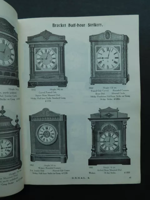 Wholesale CATALOG OF CLOCKS & BRONZES 1915 reprint 100s of illustrations 200 pp