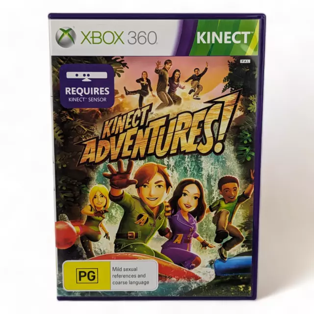 Kinect Adventures Microsoft Xbox 360 Game Complete PAL