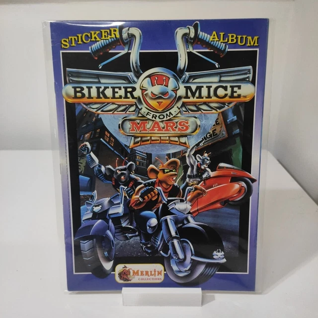 1994 MERLIN COLLECTIONS - Biker Mice From Mars Sticker Album Book ...
