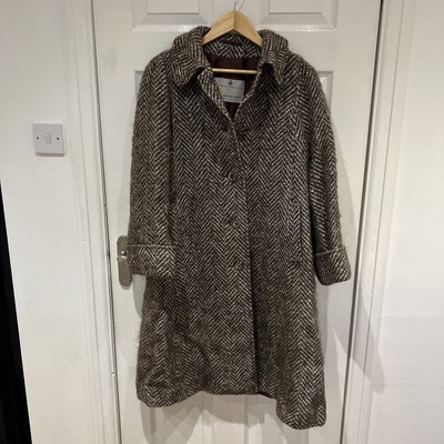 14 W28 L14 a pieghe AQUASCUTUM DONNA CLASSICO controllo controllato Gonna lana con motivo 