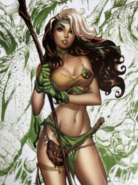 Uncanny X-Men #12 - J. Scott Campbell Savage Rogue Variant #12F SIGNED w/cert