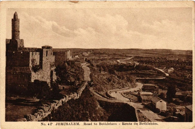 CPA AK Road to BETHLEHEM ISRAEL JERUSALEM (761299)