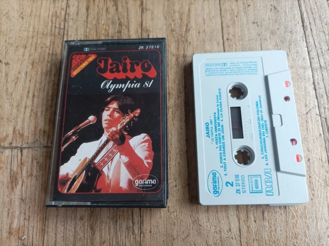 Jairo Olympia 81 Concert Live Cassette Audio Tape France