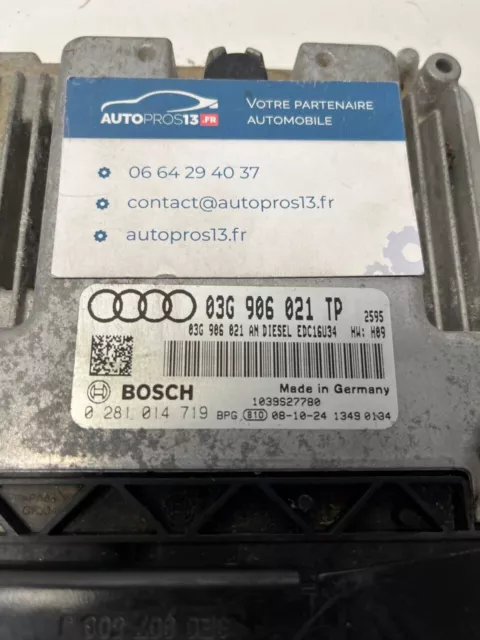 Edc16U34 Ecu Calculateur De Moteur H09 A Decoder Audi A3 0281014719  03G906021Tp