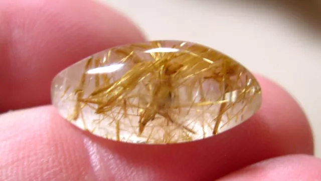 Splendide Quartz Rutile Or 14,37 Carats