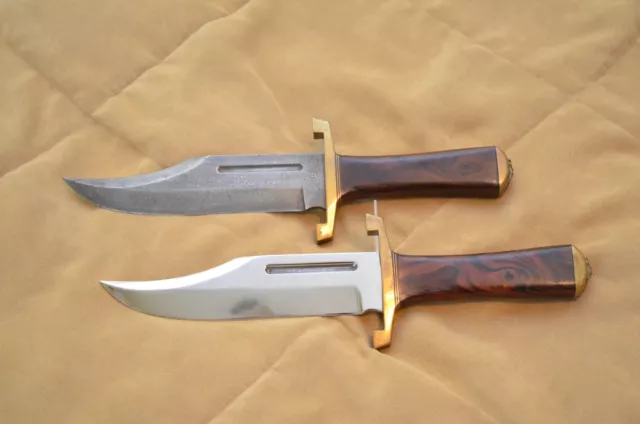 Damascus USA/Charlton ltd - Bowie Pair - Daryl Hibben Hand Made Damascus PAIR