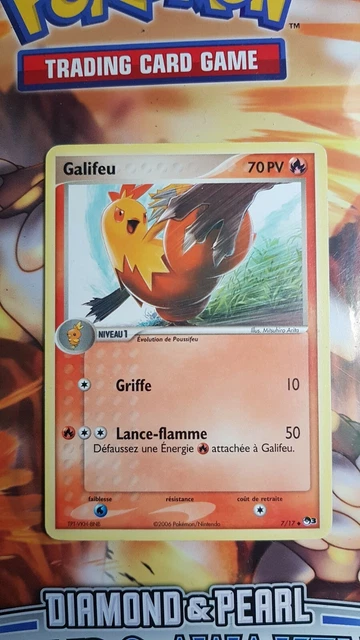 Carte Pokemon GALIFEU Pop3 7/17 FR