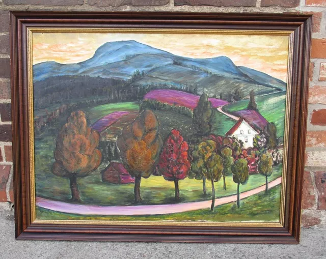 Gabriele Münter / Cop. / Ölgemälde / Gemälde / Öl/Leinwand / Kunstobjekt / Antik