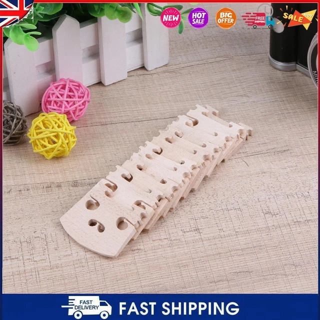 10pcs 4/4 Acoustic Violin Bridges Parts Maple Fiddle Bridge Violins Accessories