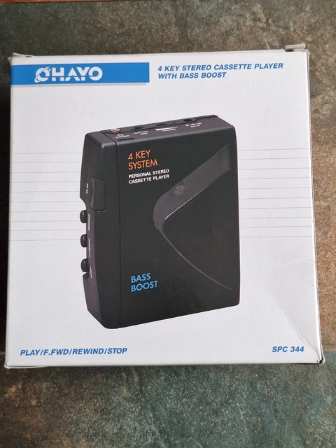RETRO OHAYO SPC 344 4 Key Stereo Cassette Player Bass Boost
