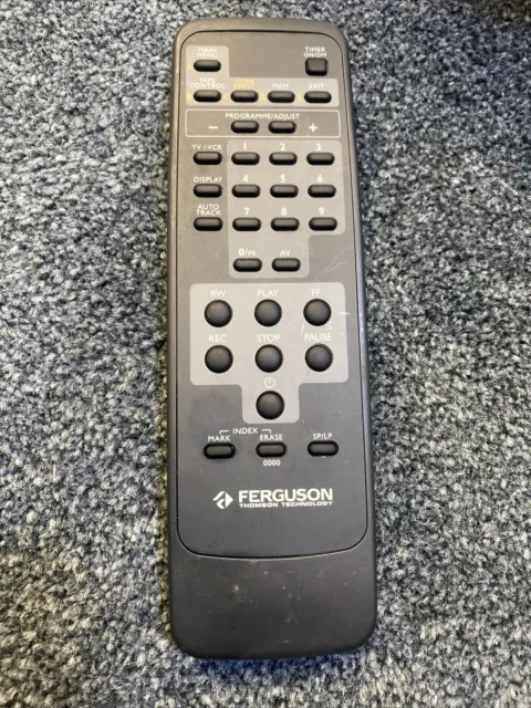 Genuine Original Ferguson Thomson Video VCR Remote Control Tested Working