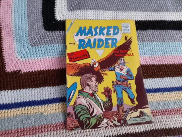 Masked Raider Including Billy the Kid No 68 Comic 1959 L Miller & Son Box 66