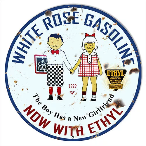 White Rose Gas Boy And Girl Now With Ethyl 14x14