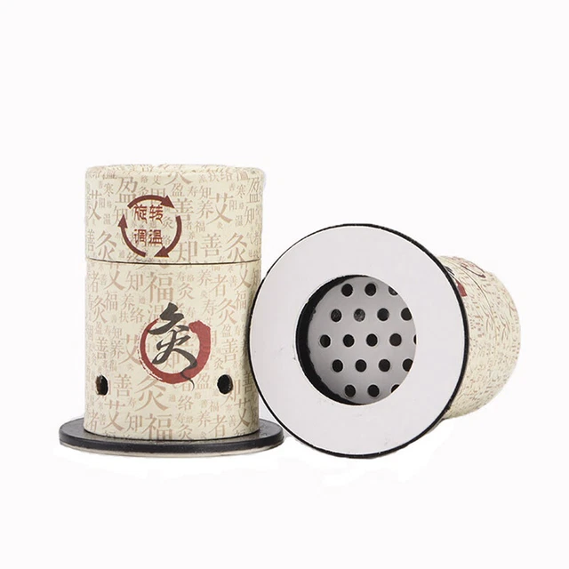 Moxibustion Stick Burner Wormwood Mugwort Rolls Moxa Box Acupuncture Points Bxt