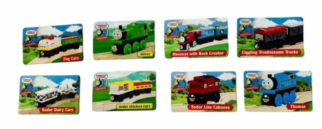 Thomas & Friends Wooden Railway Collector Cards #2 Troublesome, Oliver & Rheneas