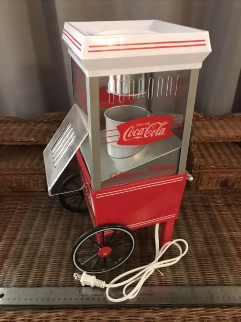 Coca Cola Counter Top Air Pop Popcorn Cart Machine